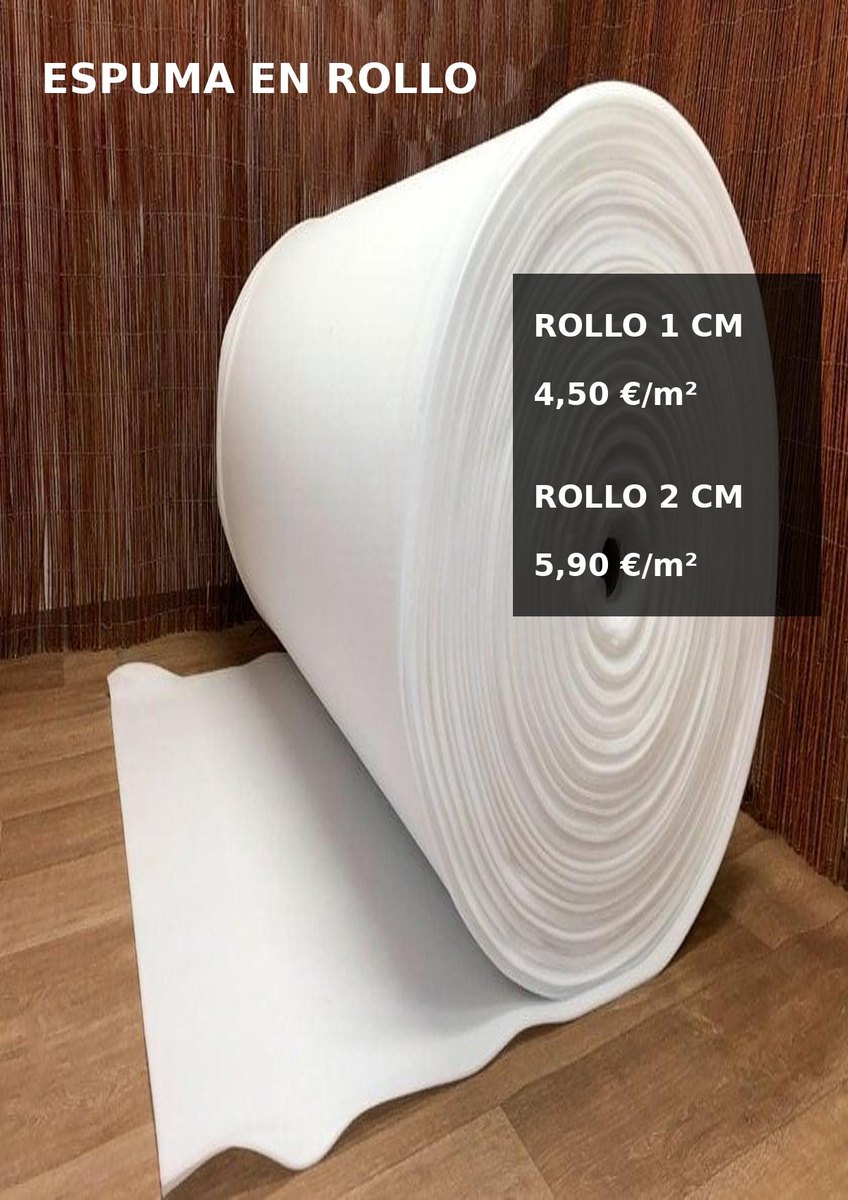 Rollo de espuma